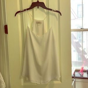 White Ann Taylor Loft Tank
